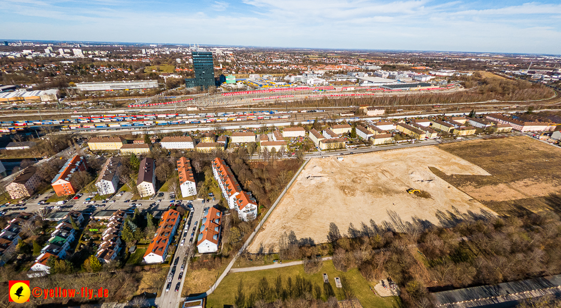 20.02.2023 - der Hachinger Bach zwischen Berg am Laim und Neuperlach